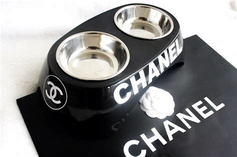 chanel dog bowl uk|chanel dog collar for sale.